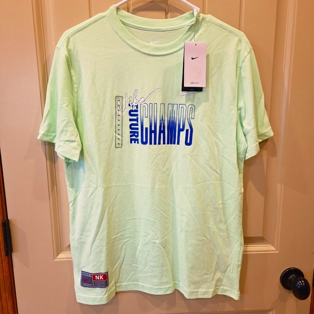 Nike Dri-FIT "Future Champs" T-Shirt Youth Kids XL Team Sports Basketball Soccer